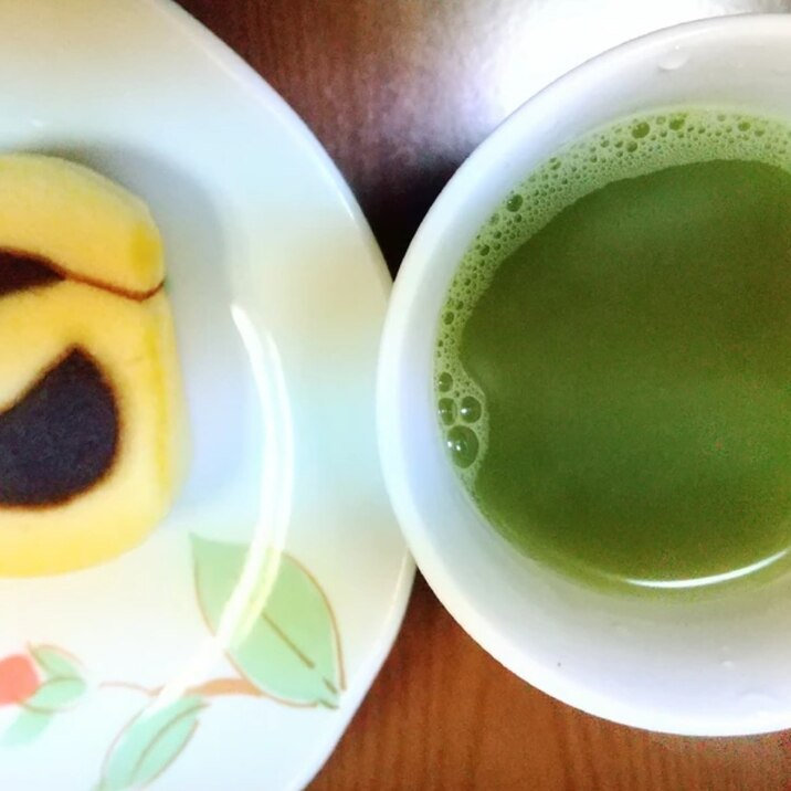 風邪予防に✿生姜の緑茶＆和菓子✿